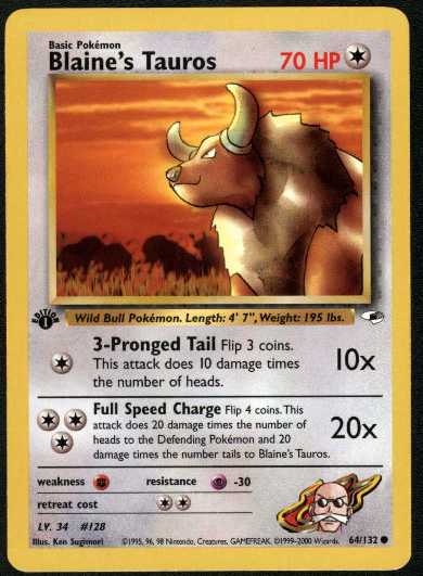 064 Blaine's Tauros